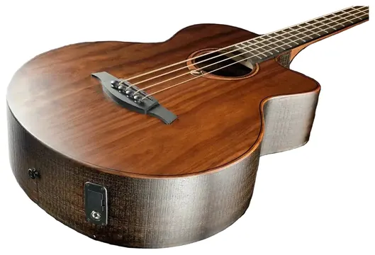 LAG Sauvage Jumbo Cutaway Electro Acoustic Bass Guitar