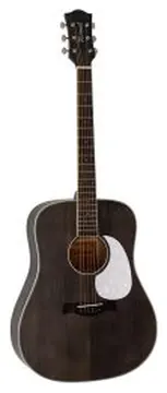 Richwood Heritage Series Dreadnought Guitar With Solid Cedar Top, HSD-35-MBK