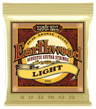 Ernie Ball Encordoamento Violao Ernie Ball 2004 011.052 Aco Earthwood 80/20 Phosphor Bronze Leve (12828)