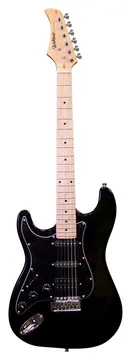 Waldman Stratocaster ST211 BBK C/BK Canhota