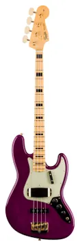 Fender custom shop American Custom Jazz Bass NOS Quartersawn touche erable Purple Transparent