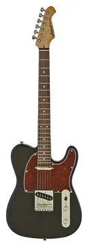 Aria TEG-002 - Black w/Red Tortoise Pickguard