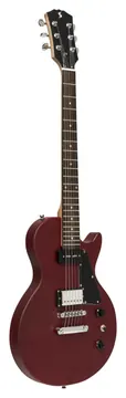 Stagg SEL-HB90 CHERRY Standard Series, elektrische gitaar, massief mahonie body met vlak bovenblad