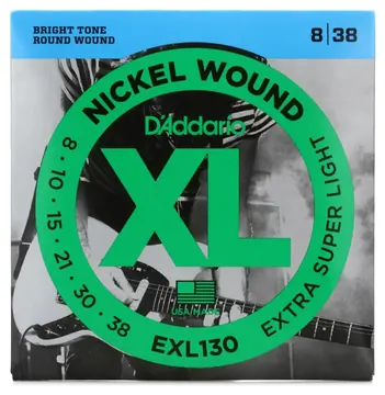D'Addario DAddario EXL130 08-38 Extra Super Light Set