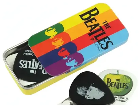 Palhetas D'addario The Beatles Stripes 15 UNIDADES15BT2