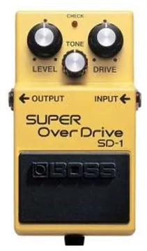 Boss SD-1 Super Overdrive Pedal / Stomp Box