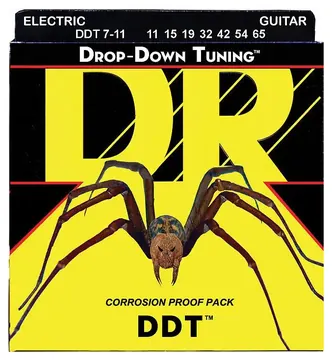 DR STRINGS DDT7-11 Drop-Down Tuning CORDE DR STRINGS DDT7-11 Drop-Down Tuning