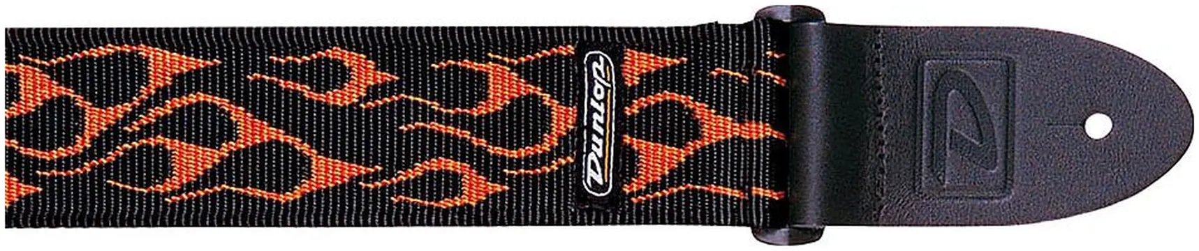 Dunlop Classic Flamed Orange/Yellow Guitarstrap