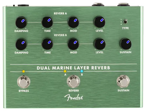Fender Dual Marine Layer Reverb Effektpedal