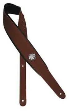 Gaucho Padded Guitar Strap, Dark Brown