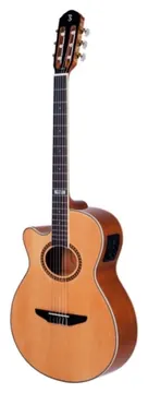 Tagima Vegas NS LH America Series Mini Jumbo De Nylon C/ Afinador Natural Fosco Canhoto