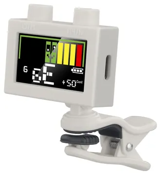 Cherub WST-570LI-WHT Akku Clip-On Stimmgerät, wiederaufladbar, weiß