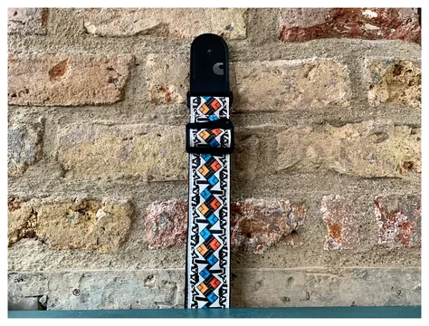 D'Addario Eco-Comfort Woven White Strap