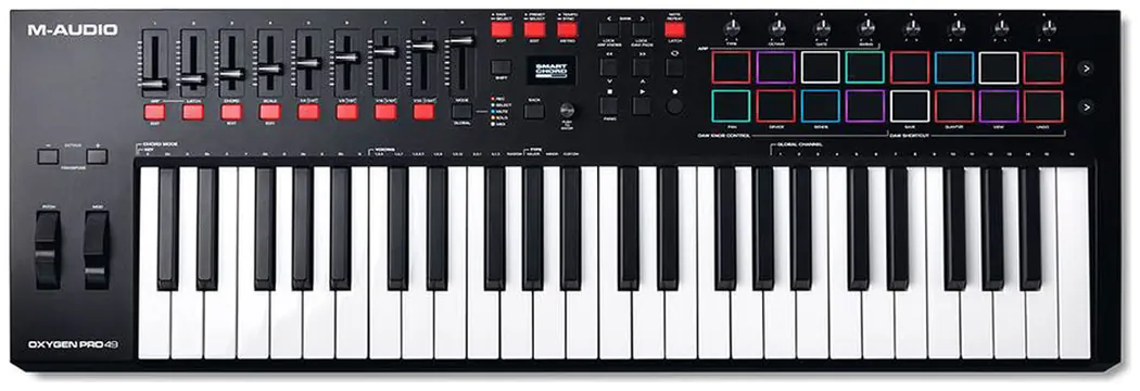 M-Audio OXYGEN PRO49 Tastiera Performance Controller MIDI USB a 49 tasti
