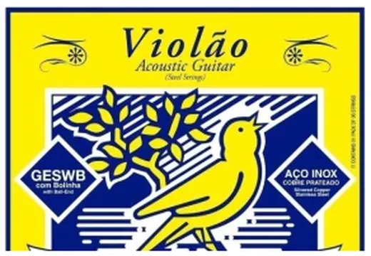 Giannini Encordoamento Canário Geswb Para Violão Aço Com Bolinha (3298)