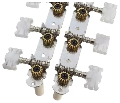 devox Tarraxa Violão Nylon Pino Grosso Mod DX20 Cromada Botão Branco