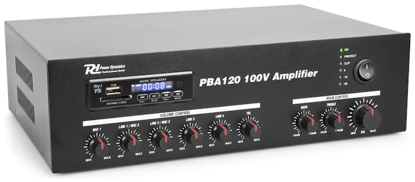Power Dynamics PBA120 100V Verstärker 120W