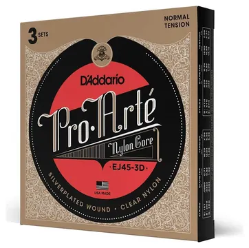 D'Addario EJ45-3D - ProArté Classical Nylon - Normal Tension 3er Pack | 028-043