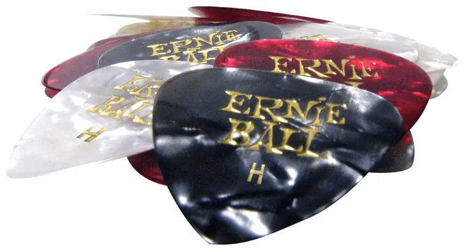 Ernie Ball 9168 Perloid Picks Heavy 0,94 mm Plektren 24Stück