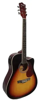 Tagima Cutaway Eletroacústico Memphis AD-18 Aço Sunburst