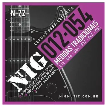 NIG Encordoamento NIG Guitarra 012 N72 .012 - 054