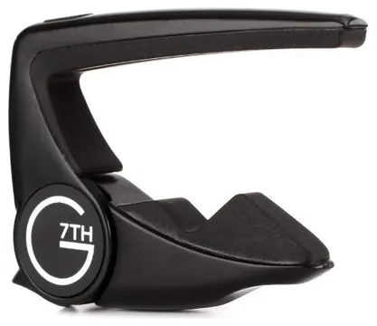 Capotasto G7TH Performance 2 Black Per Chitarra Folk O Elettrica