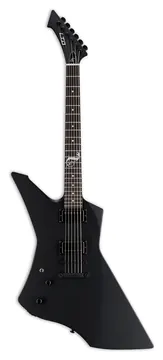 LTD Snakebyte Signatur James Hetfield Linkshänder Schwarz Satin