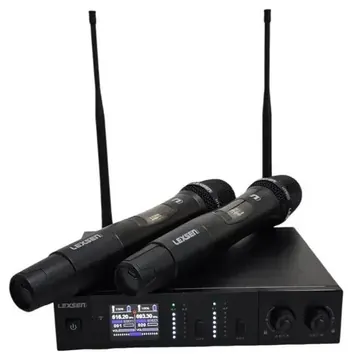 Lexsen Microfone Sem Fio Duplo LEXSEN NXS702 HT2 Preto