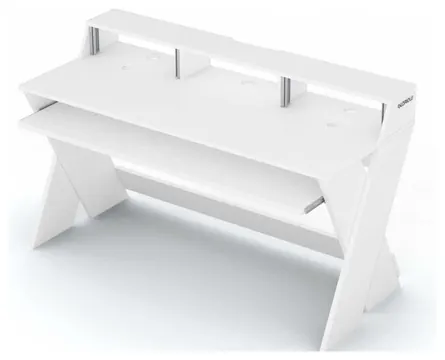 Glorious SOUND DESK PRO WHITE Workstation console x produz. musicali, Bianco