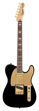Squier 40th Anniversary Telecaster Gold Edition Black