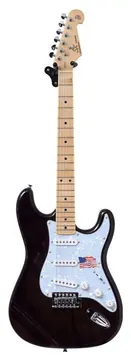 SX Stratocaster SST Swamp Ash Trans Black