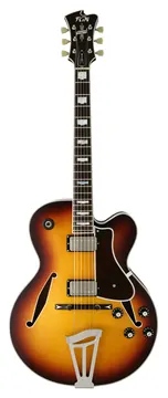 FGN Masterfield Jazz Burst - Hollowbody E-Gitarre