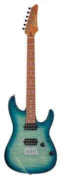 Ibanez AZ24S1FTXB Transparent Turquoise Burst Elektrische Gitaar