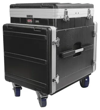 Gator GRC12X10PU Flight Case Régie sur roulettes 12U Top et 10U de vant