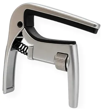 Stringjoy Sweetspot Buzz-Free Adjustable Tension Capo - Silver