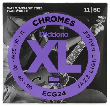 D'Addario ECG24 Flat Wound - .11 - .50