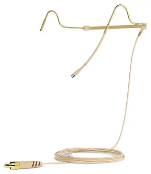 Sennheiser HS 2 BE 3-pin Lemostecker Headset-Mikrofon, Nackenbügelmikrofon beige
