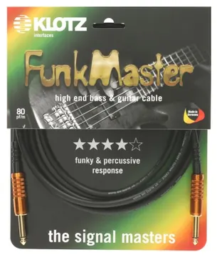 Klotz TM-0600 Câble Funkmaster Basse Jack/Jack - 6M