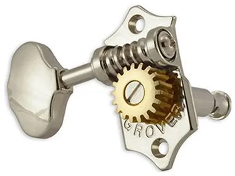 Grover H97-18 Sta-Tite Machineheads 18:1 Ratio 3+3 Set - Nickel