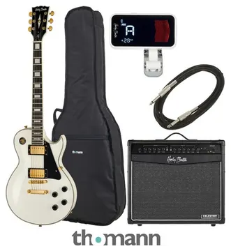 Harley Benton SC-500 WH Vintage Serie Bundle