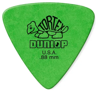 Dunlop Tortex Driehoek 0,88 mm, Set van 6 Plectrums