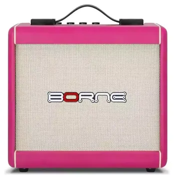 Borne Amplificador Cubo para Guitarra Borne F60 Rosa