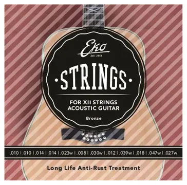 Eko Acoustic Guitar Xii Strings Bronze 10-47