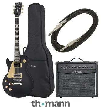 Harley Benton SC-400LH SBK Classic Se Bundle