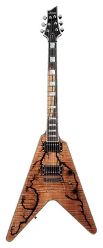 Schecter V-1 EQ Hars Glanzend Naturel