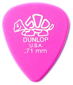 Dunlop Delrin 500 Pick .71mm - Set of 6