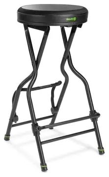 Gravity FG SEAT 1 Musikerstuhl Stehhilfe mit Gitarrenständer