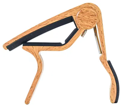 CLX Steel String Capo Light Wood