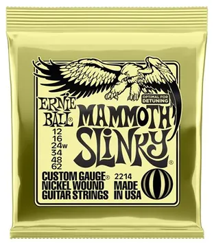 Ernie Ball Mammoth Slinky Electric Guitar Strings 12-62