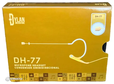 Dylan Microfone Com Fio Dylan DH-77 Headset Condenser Ominidirecional Bege